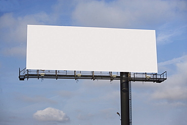 Blank billboard