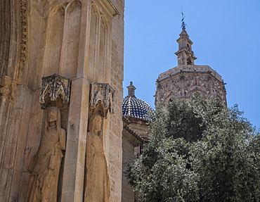 View of Santa Iglesia Cathedral, Valencia, Spain