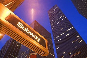 USA, New York State, New York City, subway station at 6th avenue