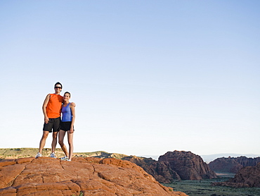 Runners at Red Rock taking a break