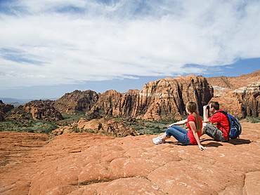 Two kids at Red Rock