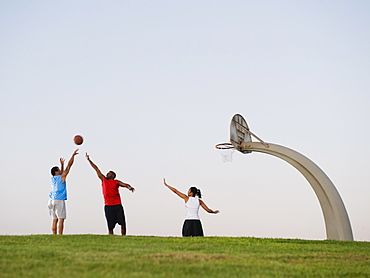 Basketball players