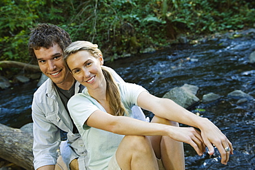 Hikers resting