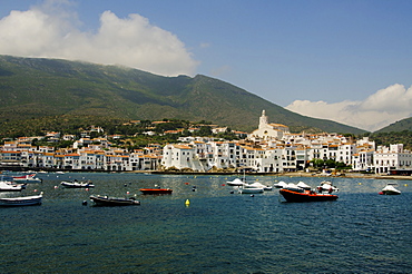 View of Cadaques, Spain, Catalonia, Costa Brava, Girona province, Cadaques