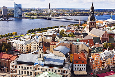 Old town and bridge, Latvia