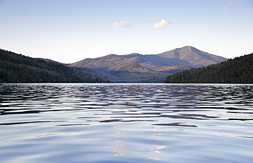 Scenic view of lake, Lake Placid, New York,USA