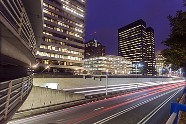 Street at night, Netherlands, South Holland, Hague