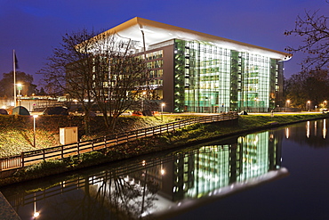 Building of Council of Europe, France, Alsace, Strasbourg, Conseil de l'Europe