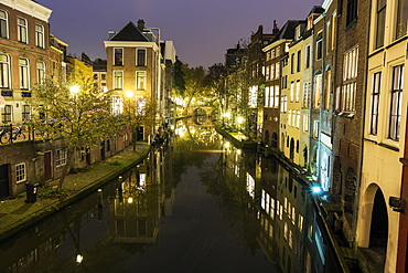 Canal at sunset, Netherlands, Utrecht