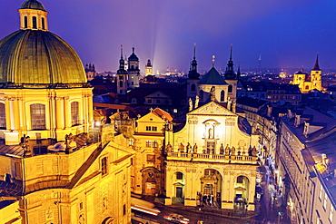 Cathedral at night, Czech Republic, Prague