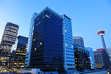 Modern skyscraper, Canada, Alberta, Calgary