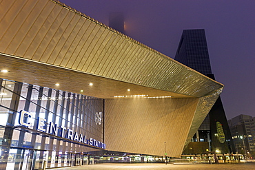 Rotterdam Central railway station, Netherlands, South Holland, Rotterdam, Rotterdam Centraal railway station