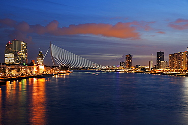 Erasmus Bridge, Netherlands, South Holland, Rotterdam, Erasmus Bridge