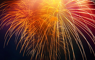 Independence Day celebration with fireworks
