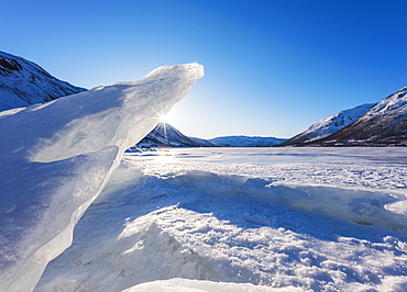 Polar landscape in Tromso, Norway