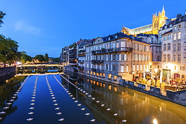 Night in Metz, France