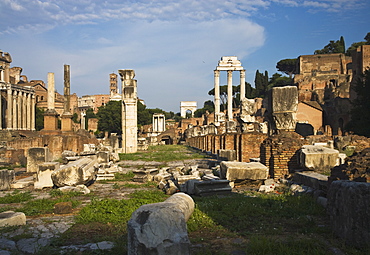 Ruins at the Roman Forum, Italy