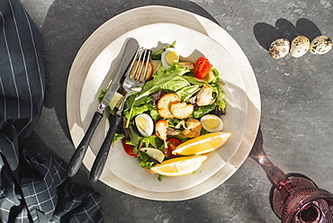 Bowl of Caesar salad