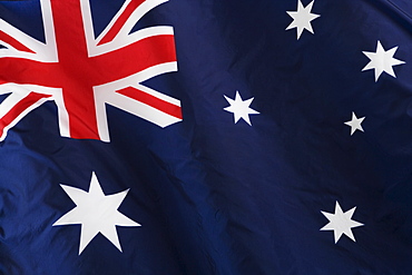 Close up of Australian flag