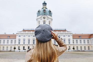 Young woman by Charlottenburg Palace