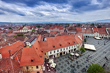 Grand Square in Sibiu, Romania