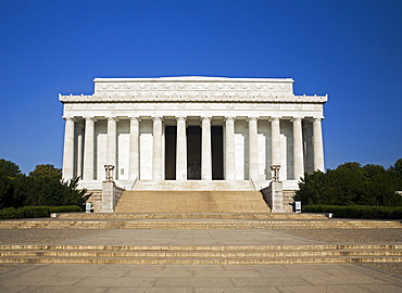 Lincoln Memorial facade Washington DC USA