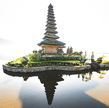 Pura Ulun Danu Bratan temple in Bali, Indonesia