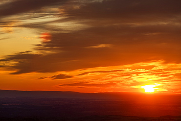 Sunset over Boise Foothills