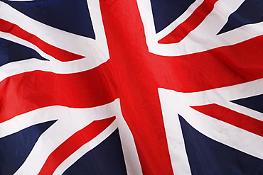 Close up of British flag