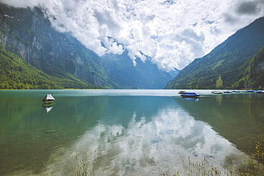 Lake and mountains in Glarus, Switzerland