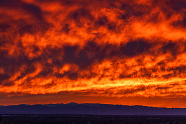 Clouds in sky at sunset