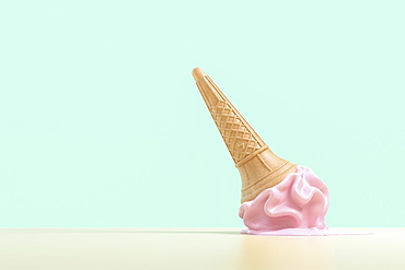 Dropped ice cream cone