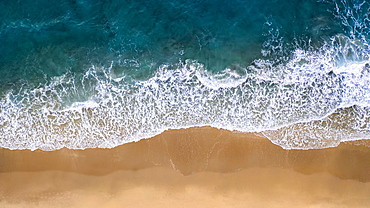 Drone shot of beach