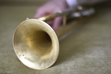 Close up of trumpet