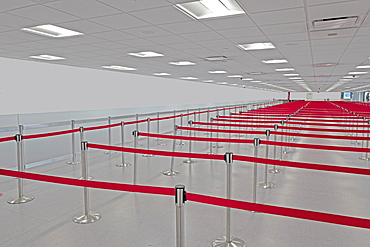 Empty airport due to coronavirus pandemic