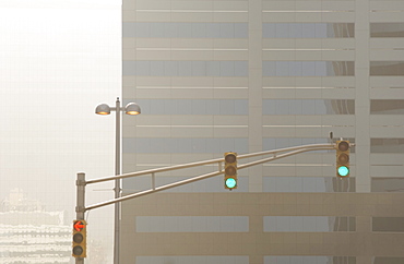 Green lights at traffic signal