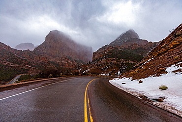 United States, Utah, Zion National Park, Kolob Canyon section of Zion National Park