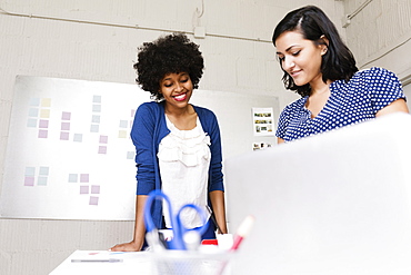 Woman in office of Small Business, Start-up