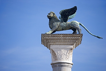 Lion of St Mark's Square/ Piazza San Marco Venice Italy