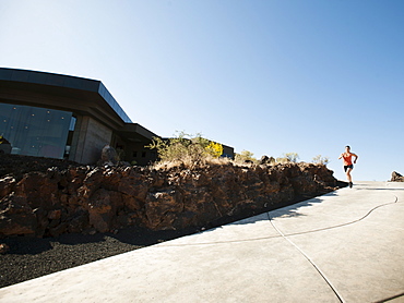 Young woman jogging, USA, Utah, St. George