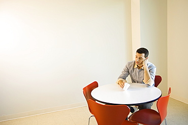 Man sitting at table