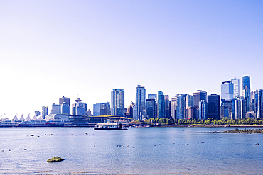 Downtown skyscrapers seen across Burrard Inlet
