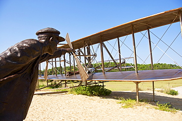 USA, North Carolina, Outer Banks, Kill Devil Hills, Wright Brothers Memorial