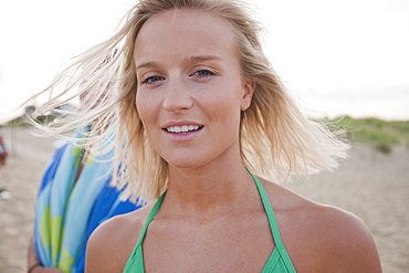 Young woman at the beach