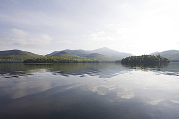 USA, New York State, Adirondack Mountains, Lake Placid