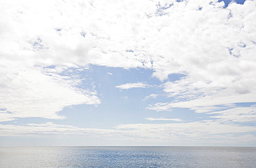 USA, Massachusetts, Clouds over Atlantic Ocean