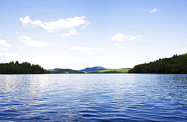 USA, New York State, Adirondack Mountains, Upper Saranac Lake 