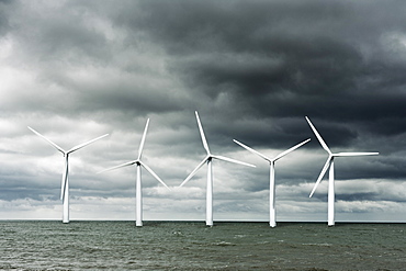 Wind turbines at sea