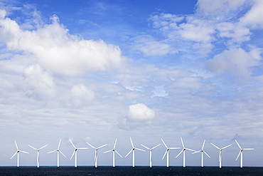 Wind turbines at sea