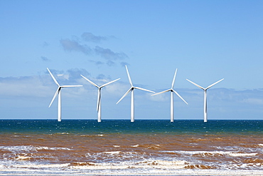 Wind turbines at sea